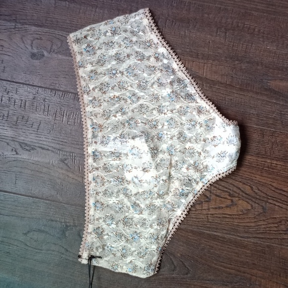 NWT Daydream Nation Wilshire Panty in Floral Mesh Lace Size Medium - Picture 6 of 8